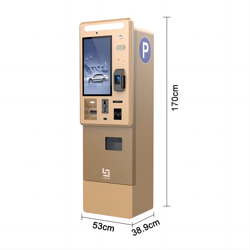 good quality 21.5 inch Smart Parking Kiosk with Dynamic Pricing 16GB RAM 512GB SSD Multilingual Interface Data Analytics NFC Payment Support wholesale